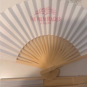 Palm Beaches Folding Fan ( 3 peaces)